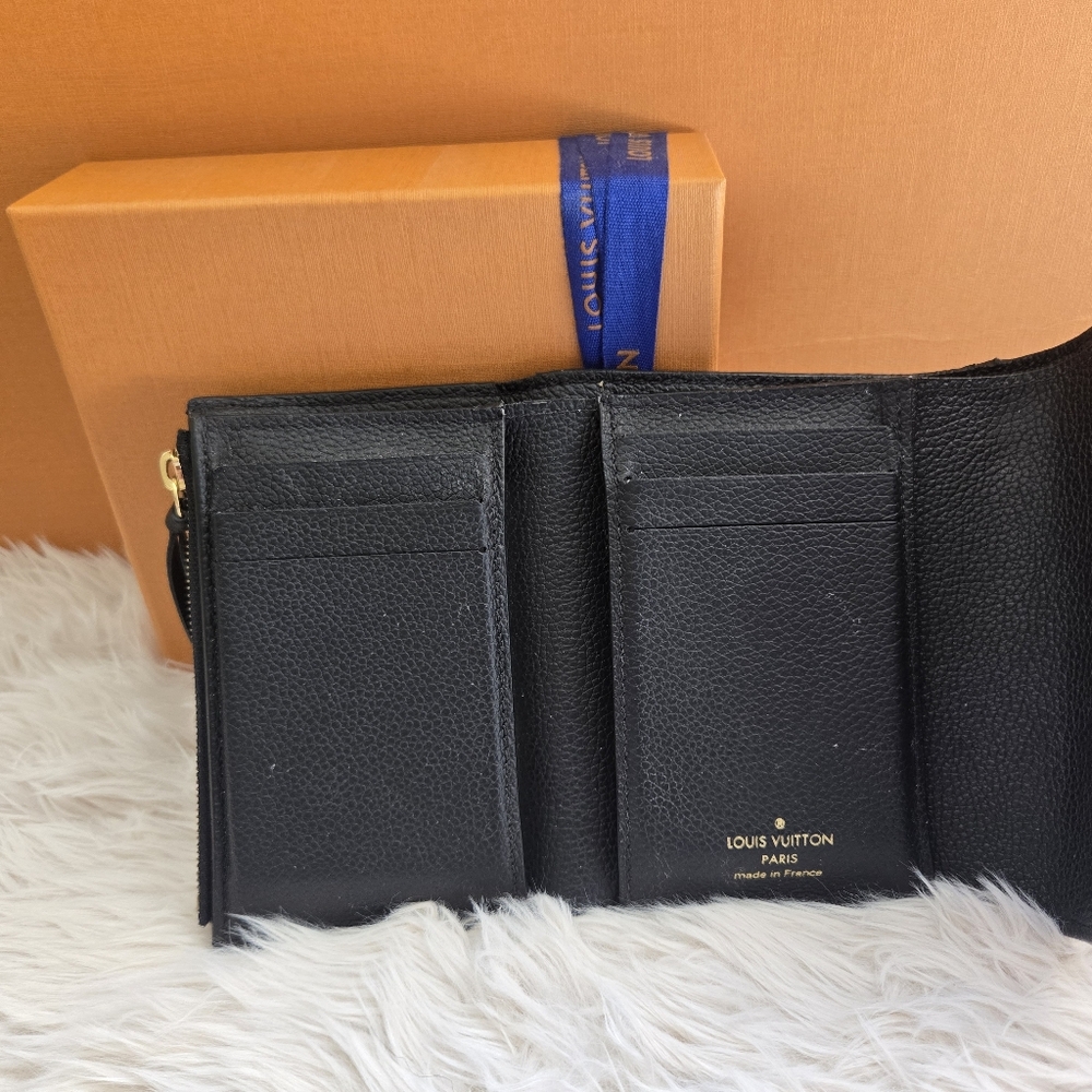 Authentic Black And Cream Monogram Wallet - image 3